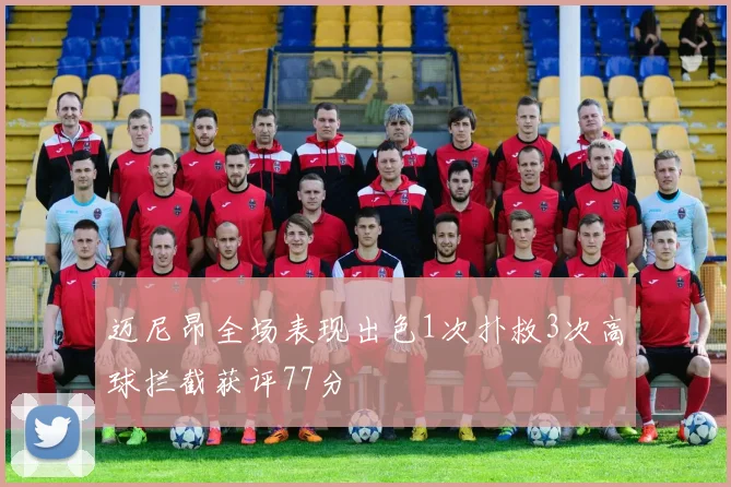 迈尼昂全场表现出色1次扑救3次高球拦截获评77分